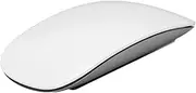 Wireless Bluetooth Mouse, Ergonomic Curved Optical Touch USB C Rechargeable Slim Silent Travel Computer Mouse, Portable Multi Touch Universal Slim Computer Mouse for PC Lap