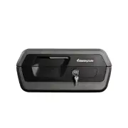 Small Safe Security Lock Box Fireproof Waterproof Personal with 2 Keys Included