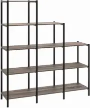 ClosetMaid 10000-02425 5-Tiered Steel Framed Display Shelf - Grey