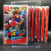 LOT 20 x Nintendo SWITCH Clear Plastic Cases Box Protectors Custom NEW
