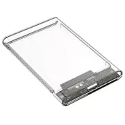 2.5inch SATA I / II / III Hard Disk Transparent USB3.0 / USB2.0 HDD Hard Drive Enclosure Storage Case