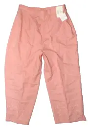 Women's Susan Bristol Softwear linen rayon lounge pants size 10