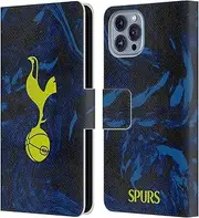 Head Case Designs Officially Licensed Tottenham Hotspur F.C. Away 2021/22 Badge Kit Leather Book Wallet Case Cover Compatible With Apple iPhone 14