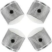 GLSTOY 4pcs Volume Control Knobs for Electric Guitar Bass Easy Installation Potentiometer Caps Compatible with Instruments Quick Setup Design