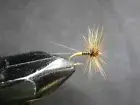1 DOZEN DRY FLIES ORANGE AND BLACK BAETIS FOR FLY FISHING--SEC 11