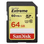 Sandisk 64GB FS extreme a6600 4K SD card f Sony a6500 a6400 a6300 RX10 IV III II