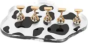 HONMEET Cow Base Manicure Tools Professional Nail Art Tools Nail Art Practice Stand Acrylic Nail Display Base Display Shelves Display Shelf Toe Nail False Nail Display Stand Nail Art Stand