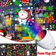 Indoor Christmas Projector Lights Xmas Party LED Projection Snowflake Laser Lamp