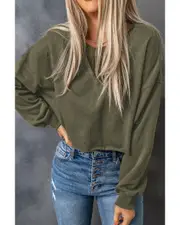 GGP Cropped Drop Shoulder Sweatshirt Xl