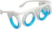 Anti Motion Sickness Glasses, Portable Car Sickness Glasses, Relieve Carsickness Seasickness Airsickness, Nausea Vertigo Glasses for Sport Travel Liquid Glasses for Adults Kids