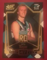 2018 AFL Select Legacy Rookie card SAM HAYES Port Adelaide RC47 203/250