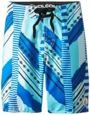 NEW BOYS VOLCOM tild stripe BOARDSHORTS SHORTS BLUE MULTI COLOR