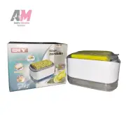 5X Soap Pump Dispenser with Sponge Caddy Kitchen Dish Soap Dispenser 2 in 1