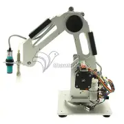 Mechanical Robot Arm 3 Axis Desktop Production Line Carry Aluminum Alloy 6061