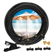 Misters System for Outside Patio, 100FT(30M) DIY Outdoor Water Misting Coolin...