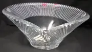 New w/ Box Cristal d'Arques Paris Haute Couture Centerpiece Crystal Bowl 10.5"