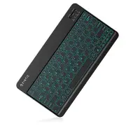 [7 Color Backlit] 12 Inch Slim Wireless Bluetooth Keyboard For iPad Pro 12.9