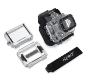 GoPro AHDWH-301 Wrist Housing Compatible Hero4, Hero3+ and Hero3, Clear, NIP