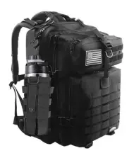 45L Military Tactical Backpack 3 Day Molle Pack Large Army Bug Out Bag Black03