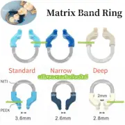 Dental NITI Matrix Bands Ring Sectional Matrice Forming Sheet Clamp Fit Garrison