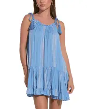 Elan Tie Strap Mini Swim Cover-Up Dress