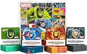 Dr. Squatch Soap Avengers Collection with Collector’s Box - Men’s Natural Bar Soap - 4 Bar Soap Bundle and Collector’s Box - Soap inspired by the Incredible Hulk, Iron Man, Thor, Captain America