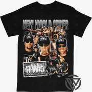 NWO Tee Shirt New World Order WWF WCW Wrestling (V2) T-shirt
