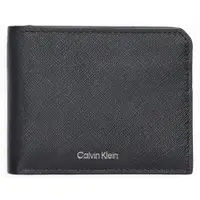 在飛比找PChome24h購物優惠-【Calvin Klein 凱文克萊】燙銀1+1 防刮短夾 