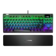 Apex 7 TKL Compact Mechanical Gaming Keyboard – OLED Smart Display – USB Pass...