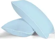 Bed Pillows for Sleeping- Standard Size, Set of 2, Cooling Hotel Quality with Pr