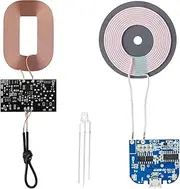DAOKAI Qi Wireless Charging Standard Receiver Module 5V 1A PCBA Board Coil, Qi Standard Wireless Charging Board with Coil for DIY Cell Phone Charging Kit