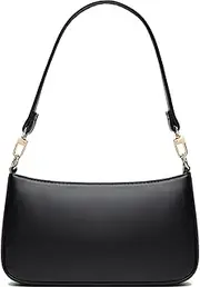 [NIUEIMEE ZHOU] Shoulder Bag for Women Retro Vegan Leather Classic Clutch Tote HandBags Purses with Zipper Closure