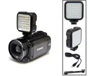 Rechargeable Video LED Light With Kit For Sony HXR-NX5U FDR-AX1 PMW-100