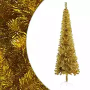 Slim Christmas Tree Gold 150 cm