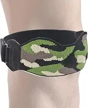 Patella Tendon Knee Strap,Patella Band with Silicone Pad - Adjustable Breathable Compression Band For Running Basketball Volleyball Gym Hiking Workout