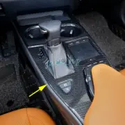 For Lexus UX 2019-2022 Scratch Proof Gear Shift Panel Cover Trims Carbon Fiber (for: Lexus)