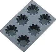 Sato Metal Kogyo SALUS Dolce Silicone Brioche Mold, 6 Pieces