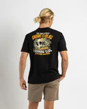 [The Mad Hueys] The Mad Hueys Men's Caught Fk All T-Shirt in Black Size Large L Black