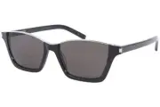 Saint Laurent Dylan SL365 002 Sunglasses Women's Black/Black Lenses Cat Eye 53mm