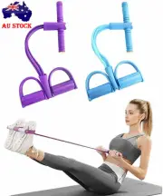 Pedal Resistance Bands Elastic Sit-Up Pull Rope Yoga Fitness Equipment