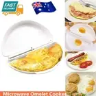 Microwave Omelet Maker Pan Oven Egg Cooker Healthy Dishwasher Safe 2 Pack AF