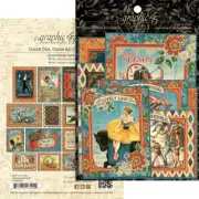 Graphic 45 COME ONE, COME ALL - Journaling & Ephemera Cards 32pc #4502313
