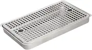 Ｂｅｓｇａ Beer Drip Tray Kegerator Drip Tray Beverage Dispensers Espresso Machine Beverage Bar Drip Tray 11.81'' Household Bar Office