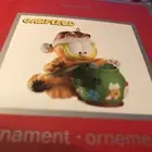 CARLTON ORNAMENT GARFIELD Cat Santa hat Cookie Jar new in box Hard To Find
