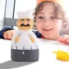 Chef Shaped Kitchen Timer Cooking Baking Helper For Cooking Baking Frying