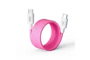 ZUSLAB Magnetic USB-C to USB-C Charging Cable 240W 1M, Pink | Fast Magnetic Charger