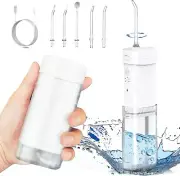 Portable Cordless Water Dental Flosser,Travel Size Collapsible Storage 5 Modes,
