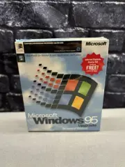 Microsoft Windows 95 Upgrade 3.5” Floppy Version NEW Sealed Great Box Condition