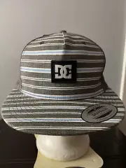 DC Shoes Pleaser Multicolor Mesh & Fabric Snapback Trucker Cap Hat Ex. Cond.