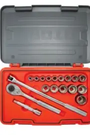Proto 18Pc J54118T SAE 12Pt 1/2" Drive Standard Socket Set